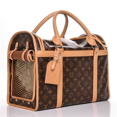 louis vuitton dog carrier 40 price|louis vuitton animal print purse.